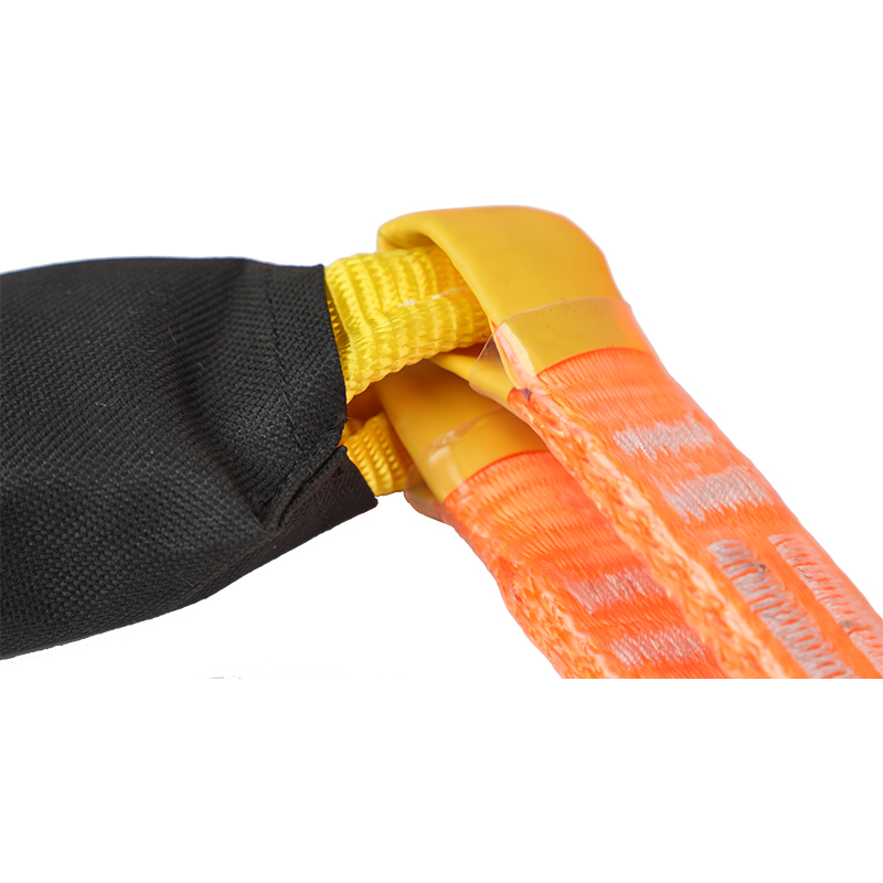 L19 Fall arrest twin safety lanyard na may makapal na webbing at ANSI hook