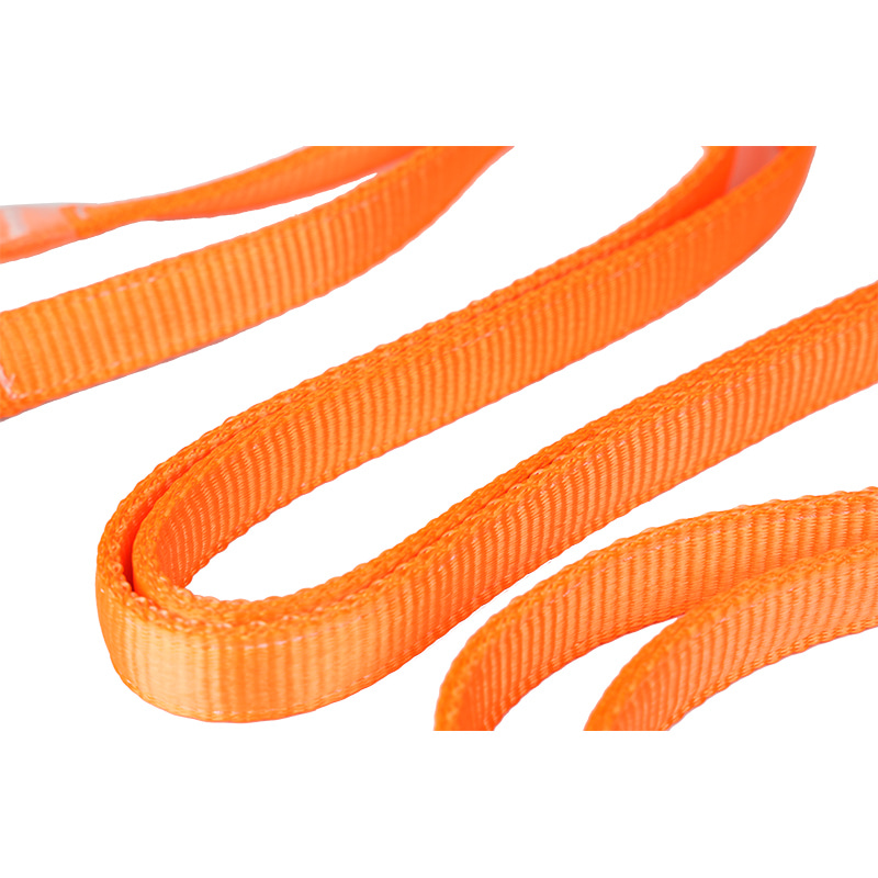 L19 Fall arrest twin safety lanyard na may makapal na webbing at ANSI hook