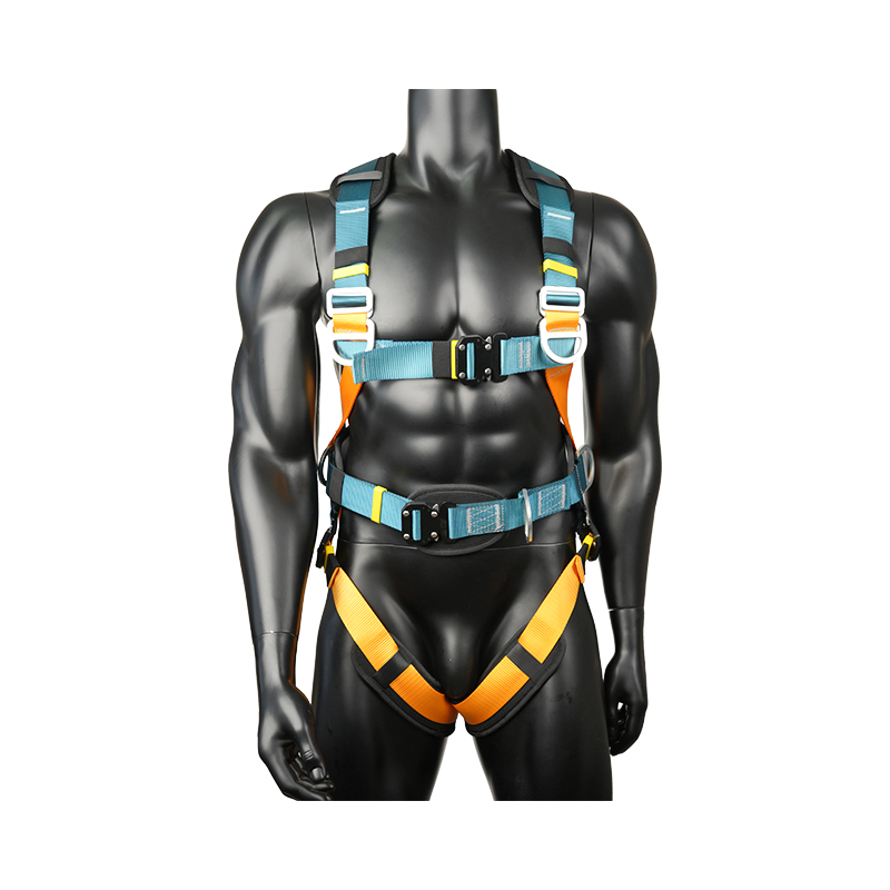 KA01 Universal Full Body Fall Protection Safety Harness na May 6 D-Ring, 4 Quick-Released Buckles At 5 Protective Padding, Elev Work Platform, Construction & Maintenance Harness ,MAX 310LBS, CE
