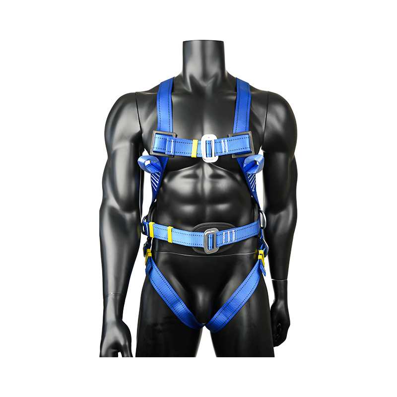 KA04 3 D rings full body safety harness na may malaking waist pad