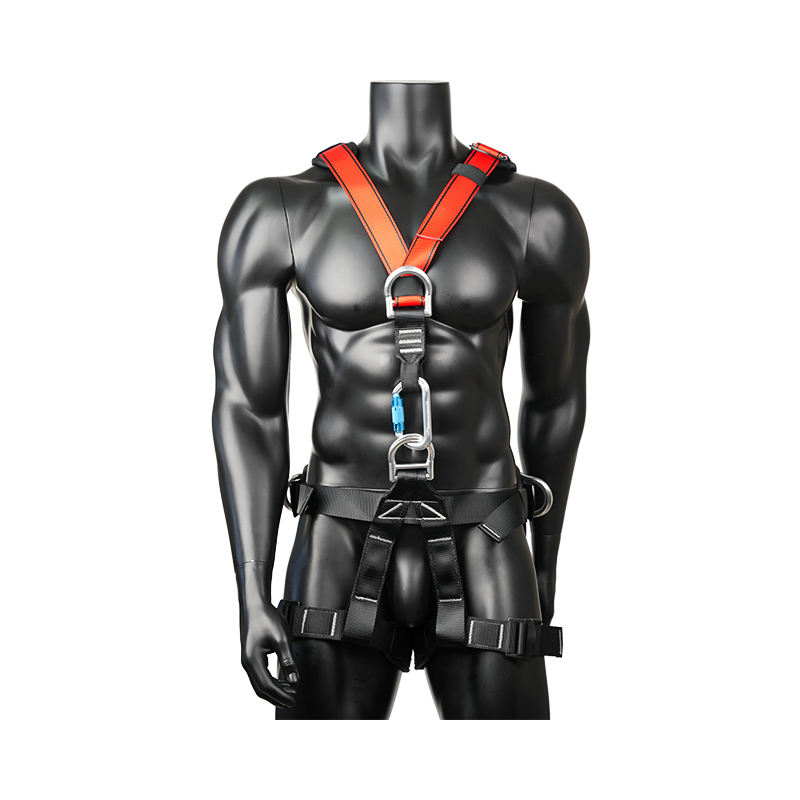 KA14 Climb Tac-Rescue, Construction Rock Climbing, D-Ring Points Safety harness belt para sa Rappelling Fire Rescuing Tree Climbing Gear