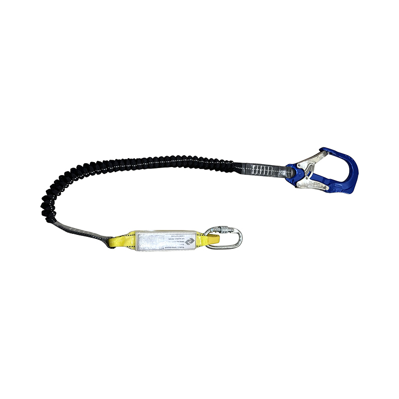 LS10 Elastic Single Fall Arrest Lanyard na May Aluminum Hook